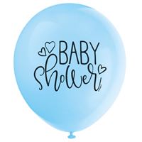 BALLOON 12IX8 BLUE BSOWER