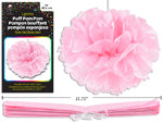 DECO POMPOM 16IN LIGHT PINK