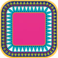 PLATE PAPER 7IX10 BOHO FIESTA