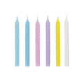 CANDLE BDAY X24 COLOR ASST