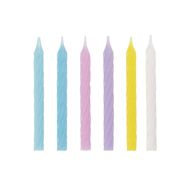 CANDLE BDAY X24 COLOR ASST