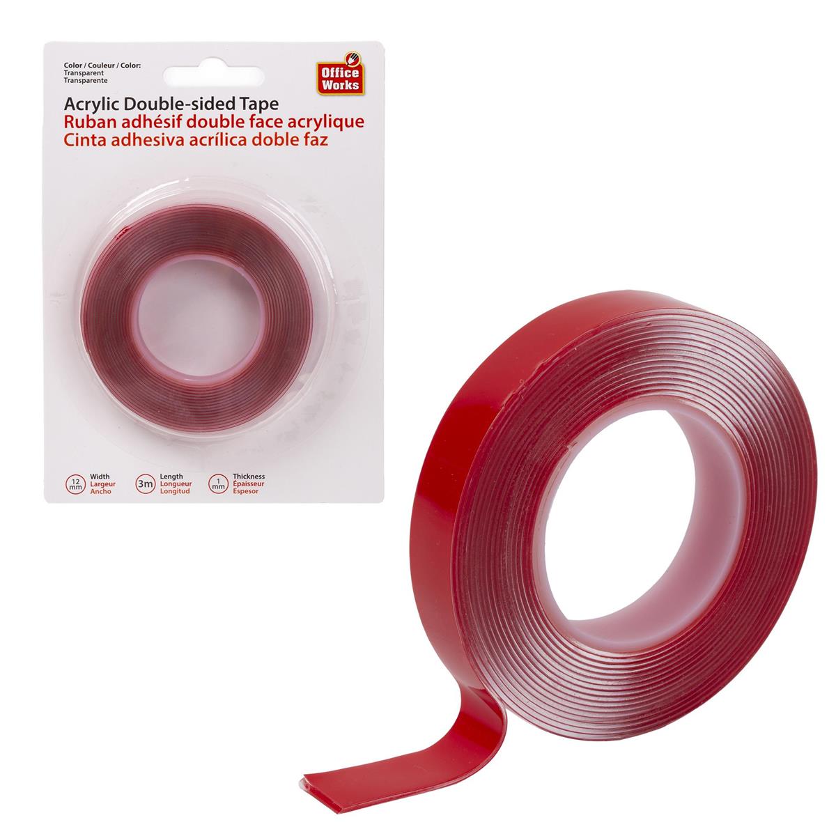 TAPE DOUBLE SIDED ACRYLIC