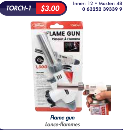 LIGHTER FLAME GUN HEAD ONLY