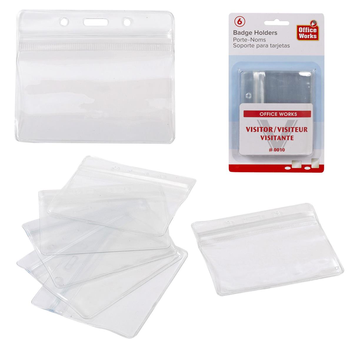 HOLDER BADGE 6PCS