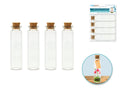 BOTTLE MINI W/CORK 16ML 4PC