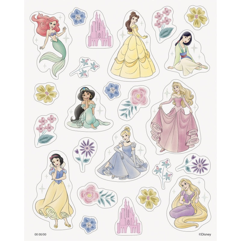STICKER DISNEY PRINCESS GLITTE