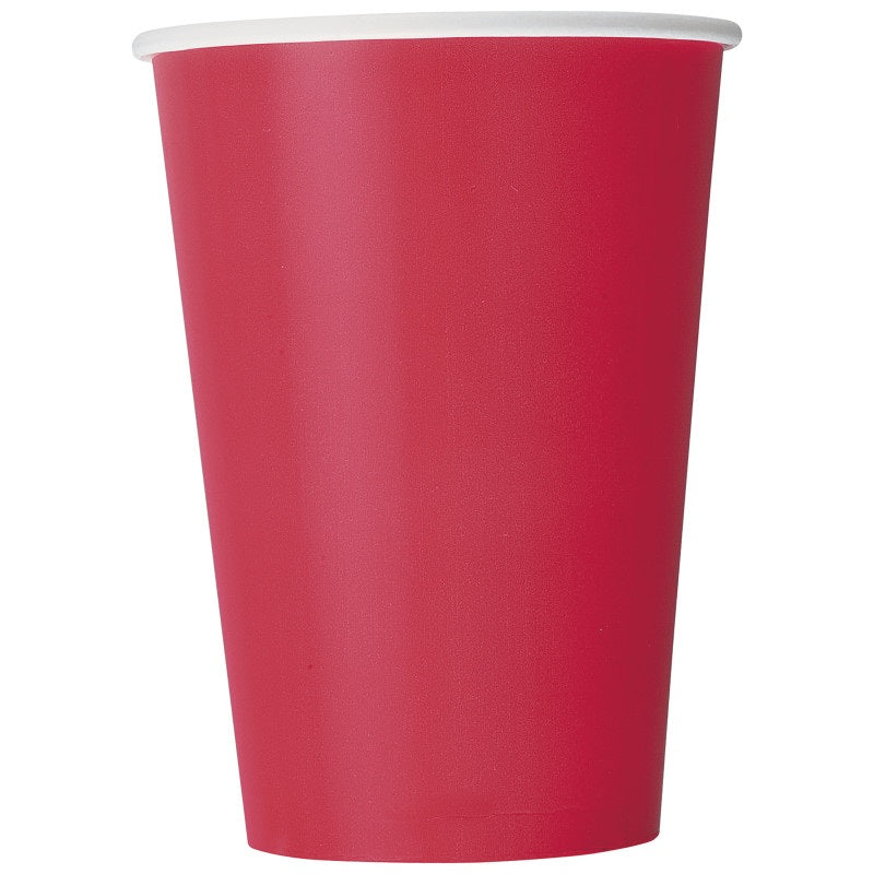 CUP PAPER 10OZ RED
