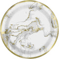 PLATE 9IN GOLD MARBLE 10PC