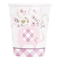 CUP 9OZ PINK ELEPHANT 8PC