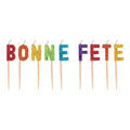 CANDLE GLITTER BONNE FETE