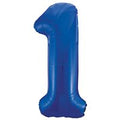 BALLOON FOLIL 34IN BLUE 1