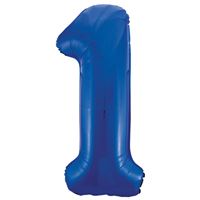 BALLOON FOLIL 34IN BLUE 1