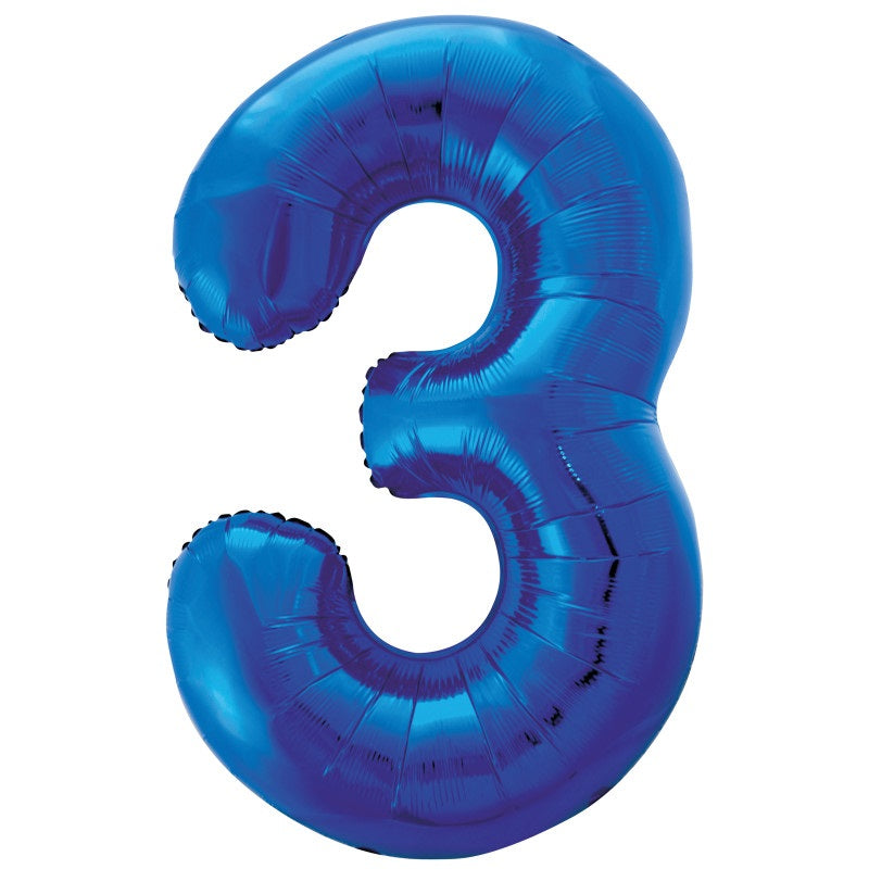BALLOON FOLIL 34IN BLUE 3