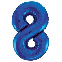 BALLOON FOLIL 34IN BLUE 8