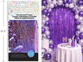 CURTAIN METALLIC LAVE 40X118IN