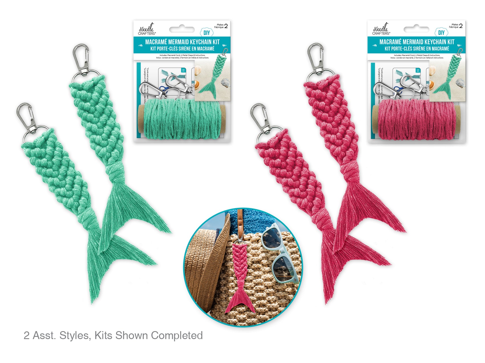 KEYCHAIN KIT MERMAID 2 SET