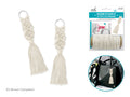 KEYCHAIN DIY KIT 2PC ECRU