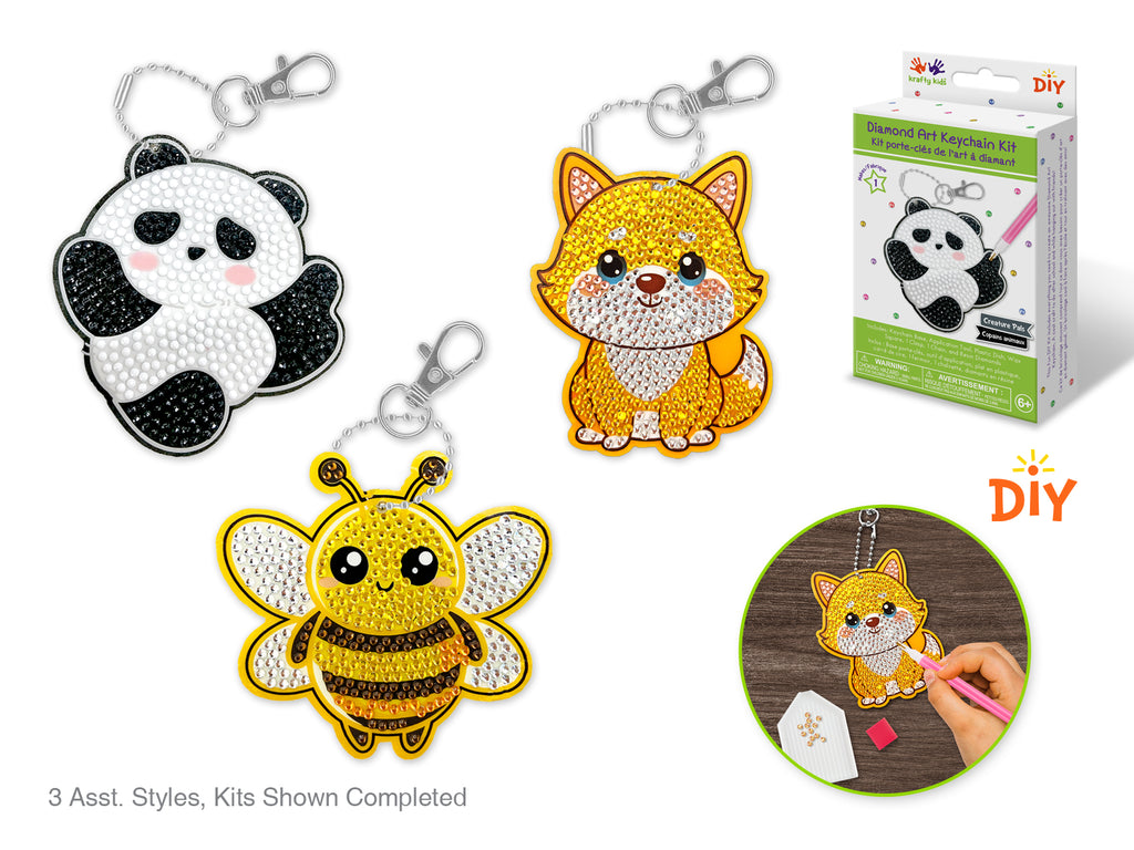 CRAFT DIAMOND ART KEYCHAIN