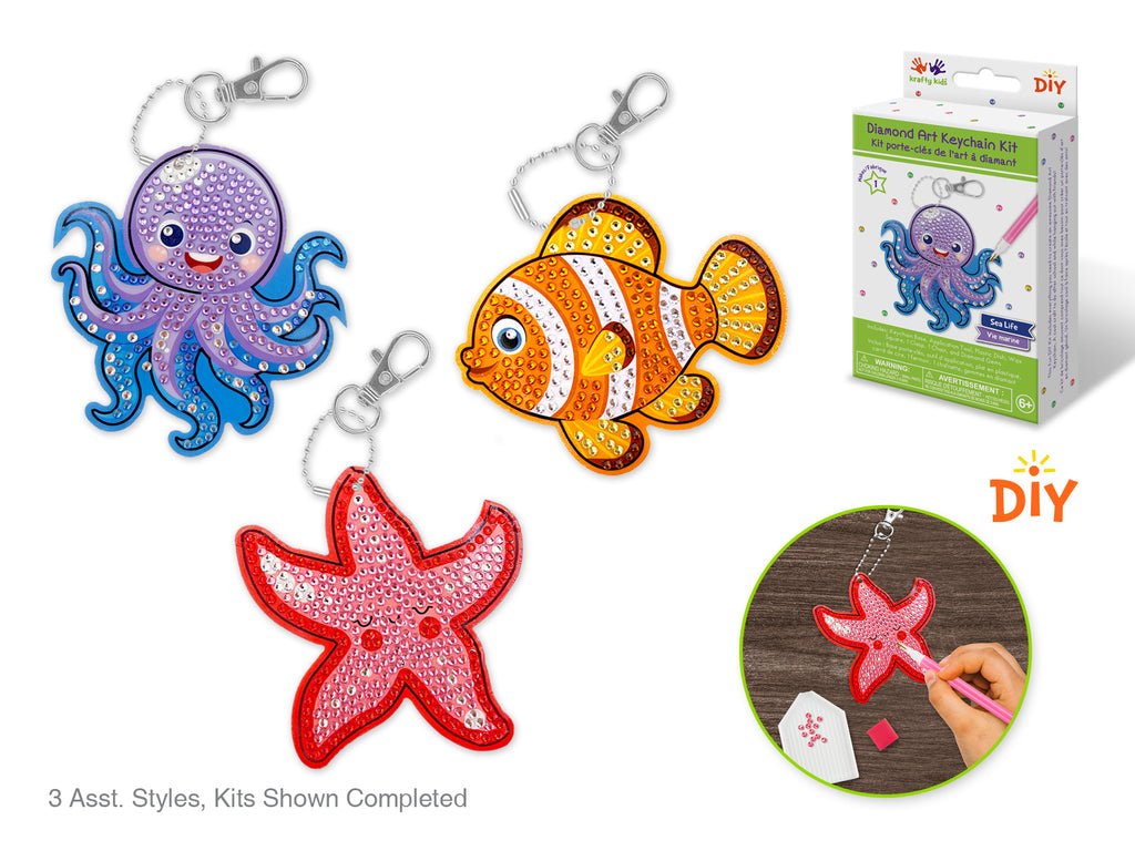 CRAFT DIAMOND ART KEYCHAIN