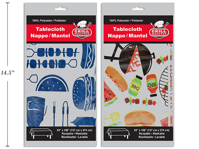 TABLECLOTH 54X108  BBQ