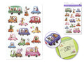 STICKER 3D PUFFY ROAD TRIP