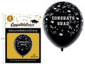 BALLOON 12IN CONGRATE GRAD 8PC