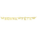 BANNER  BONNE FETE GOLD