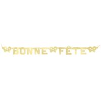 BANNER  BONNE FETE GOLD