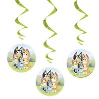 DECO HANGINGH SWIRL BLUEY