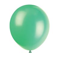 BALLOON 12IN 10PK GREEN EMER