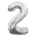 BALLOON FOIL 34IN SILVER 2