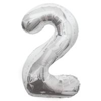 BALLOON FOIL 34IN SILVER 2