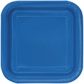 PLATE PAPER SQ 7IN 16PC ROYAL