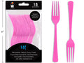 FORK 18PC PINK