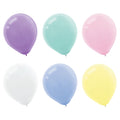 BALLOON 12IN 15PC PASTEL ASSOR