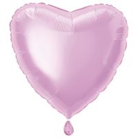 BALLOON FOIL 18IN HEART PINK