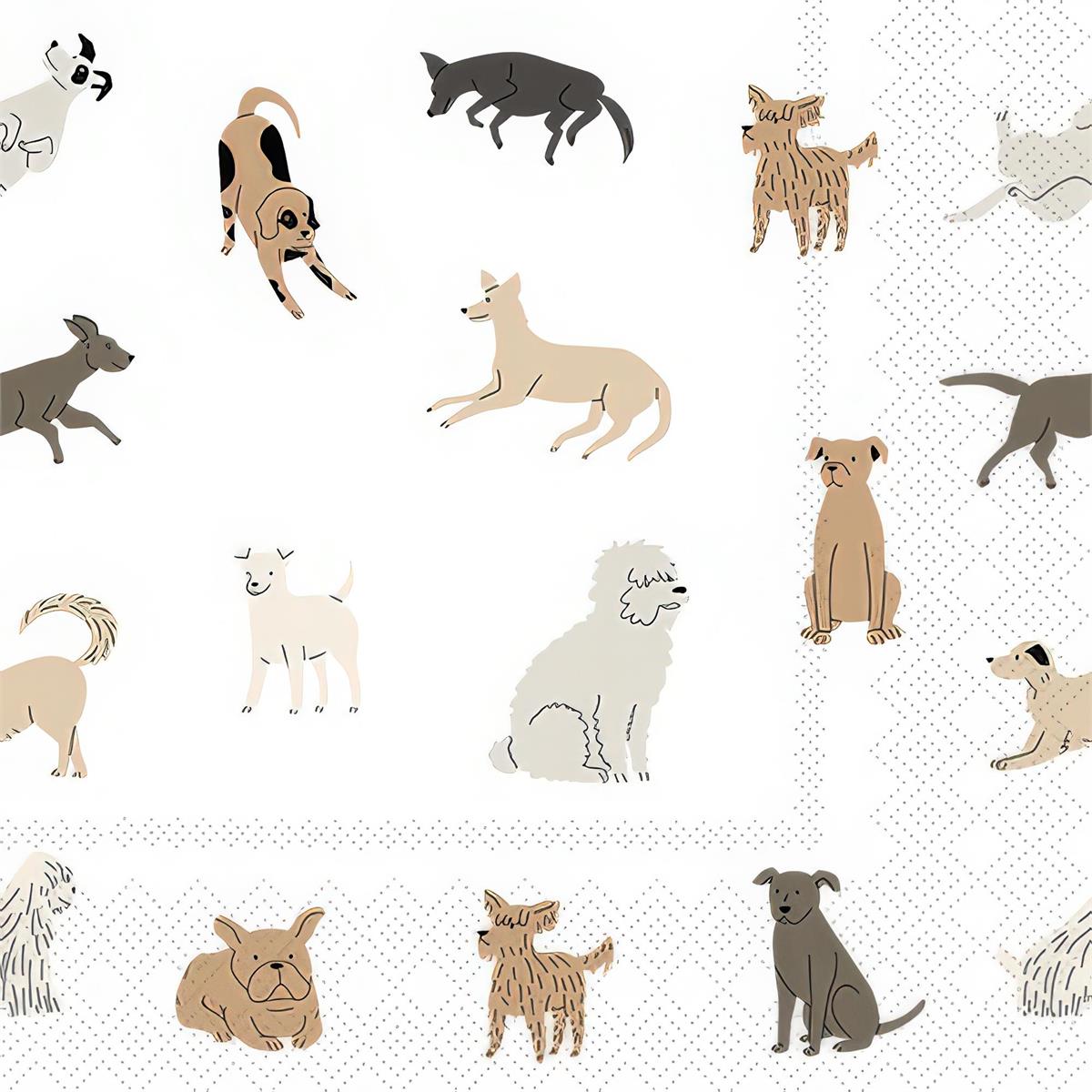NAPKIN 13X13 DOG