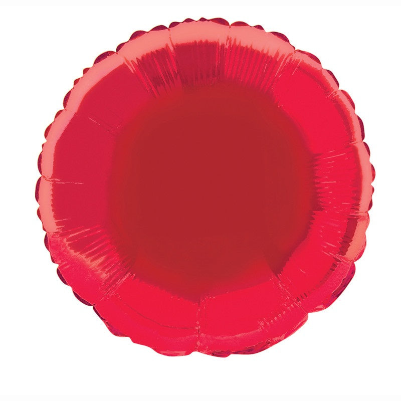BALLOON FOIL 18IN RD RED