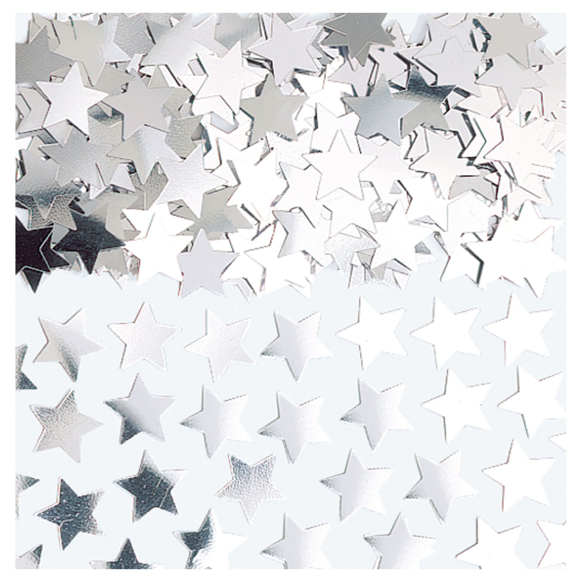 CONFETTI MINI STARS SILVER