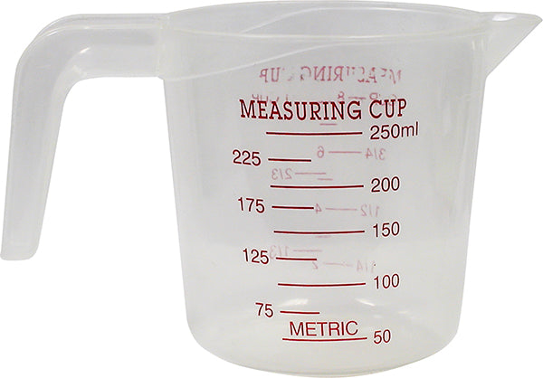 MEASURE CUP PLASTIC 1CUP