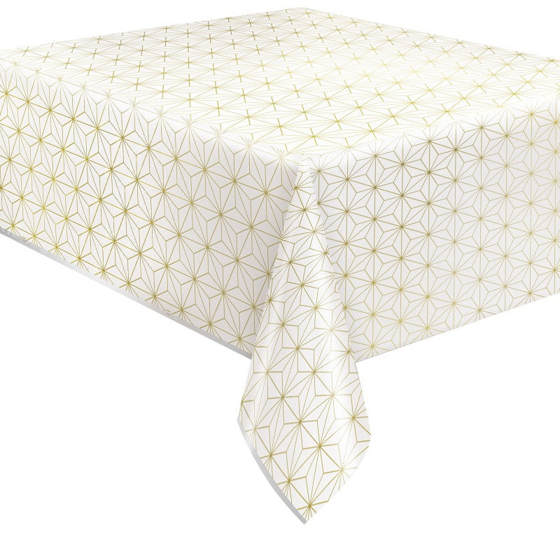 TABLECLOTH MODERN GOLD 54X84IN