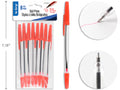 Pen Ball Red Selectum 8Pcs