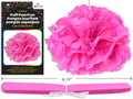 DECO POMPOM 16IN HOT PINK