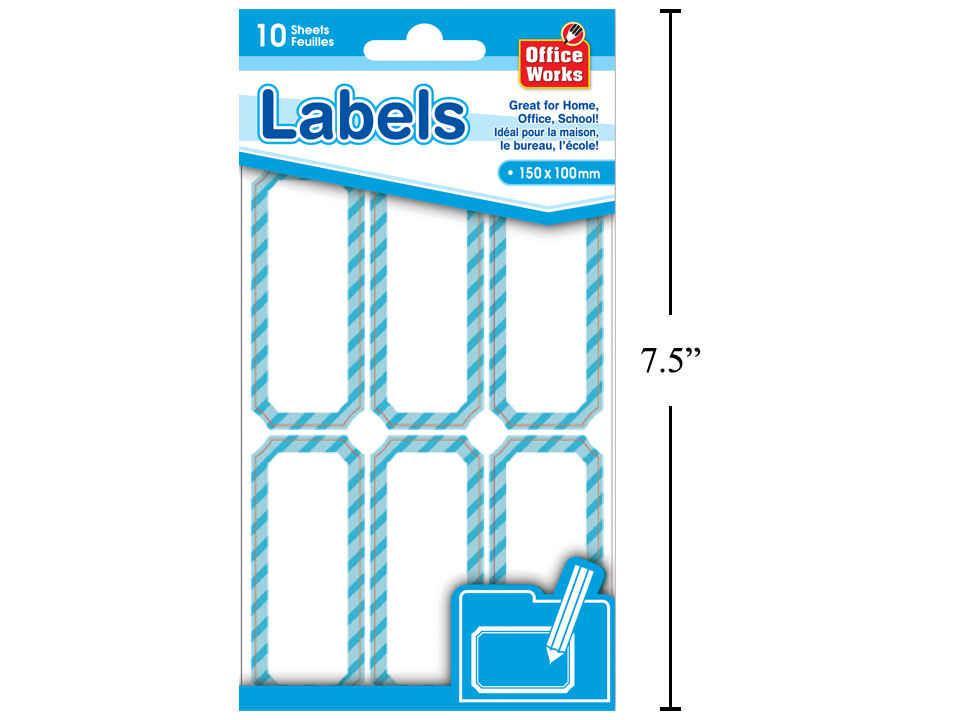 LABEL MULTI PURPOSE 10SHEET