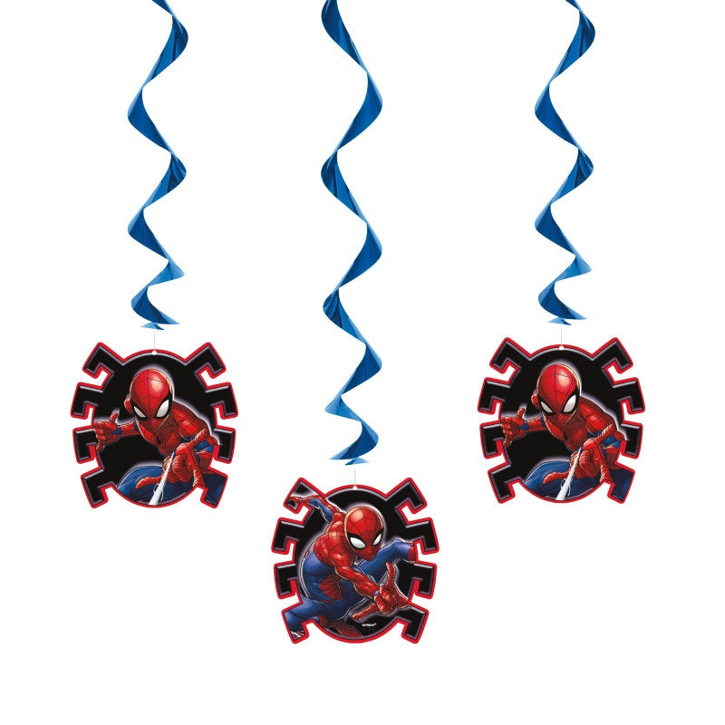 DECO SWIRL HANGING SPIDERMAN
