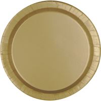 PLATE PAPER 10IN 20PC GOLD