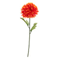 FLOWER BALL MUM STEM ORANGE