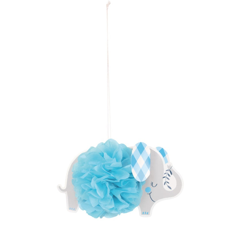 DECO BLUE ELEPHANT 3PC