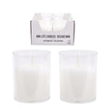 CANDLE WHITE IN PLASTIC HOLDER