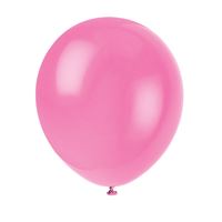 BALLOON 12I 10PK BUBBLEGUM PIN